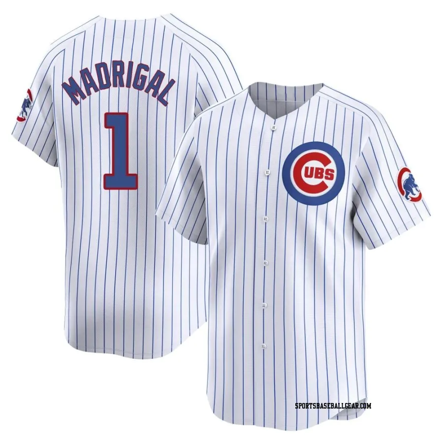 Nick Madrigal Men's Chicago Cubs White Limited Home Jersey