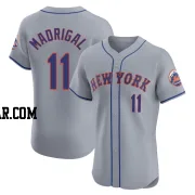 Nick Madrigal Men's New York Mets Gray Elite Road Jersey