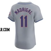 Nick Madrigal Men's New York Mets Gray Elite Road Jersey