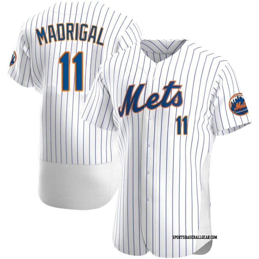Nick Madrigal Men's New York Mets White Authentic Home Jersey