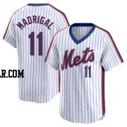 Nick Madrigal Men's New York Mets White Limited Cooperstown Collection Jersey