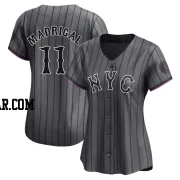 Nick Madrigal Women's New York Mets Limited Graphite 2024 City Connect Jersey