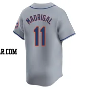 Nick Madrigal Youth New York Mets Gray Limited Away Jersey