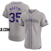 Nick Martini Men's Colorado Rockies Gray Elite Road Jersey