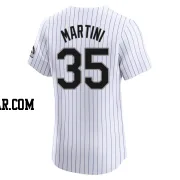 Nick Martini Men's Colorado Rockies White Elite Home Jersey