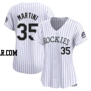 Nick Martini Women's Colorado Rockies White Limited Home Jersey