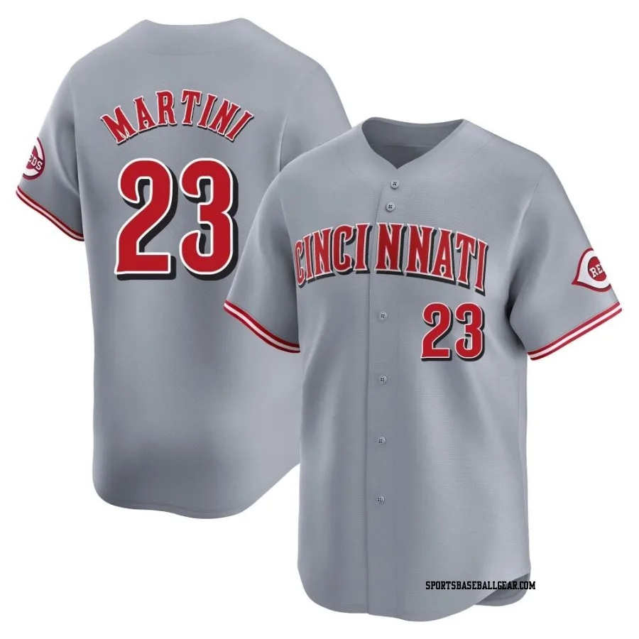 Nick Martini Youth Cincinnati Reds Gray Limited Away Jersey