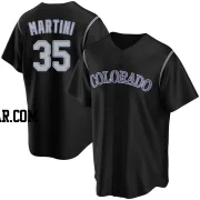 Nick Martini Youth Colorado Rockies Black Replica Alternate Jersey