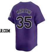 Nick Martini Youth Colorado Rockies Purple Limited Alternate Jersey