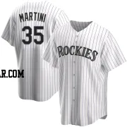 Nick Martini Youth Colorado Rockies White Replica Home Jersey