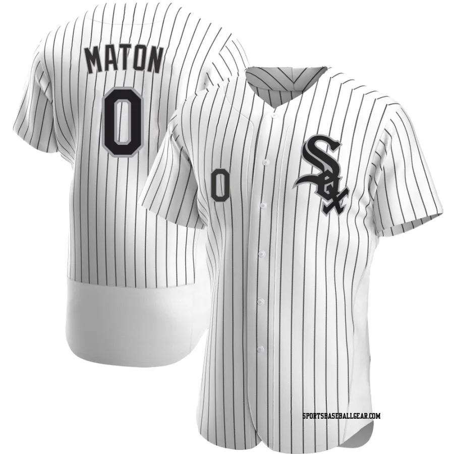 Nick Maton Men's Chicago White Sox White Authentic Home Jersey