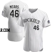 Nick Mears Men's Colorado Rockies White Authentic Home Jersey