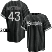 Nick Nastrini Men's Chicago White Sox Black Replica 2021 City Connect Jersey