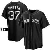 Nick Pivetta Men's Boston Red Sox Black/White Replica Jersey