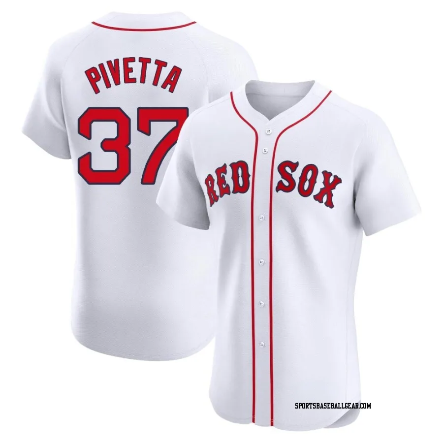 Nick Pivetta Men's Boston Red Sox White Elite Home Jersey