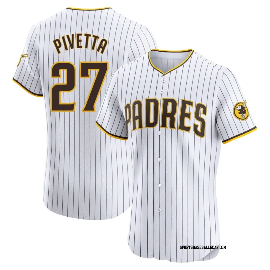 Nick Pivetta Men's San Diego Padres White Elite Home Jersey
