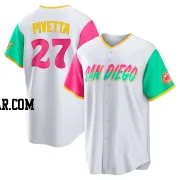 Nick Pivetta Men's San Diego Padres White Replica 2022 City Connect Jersey