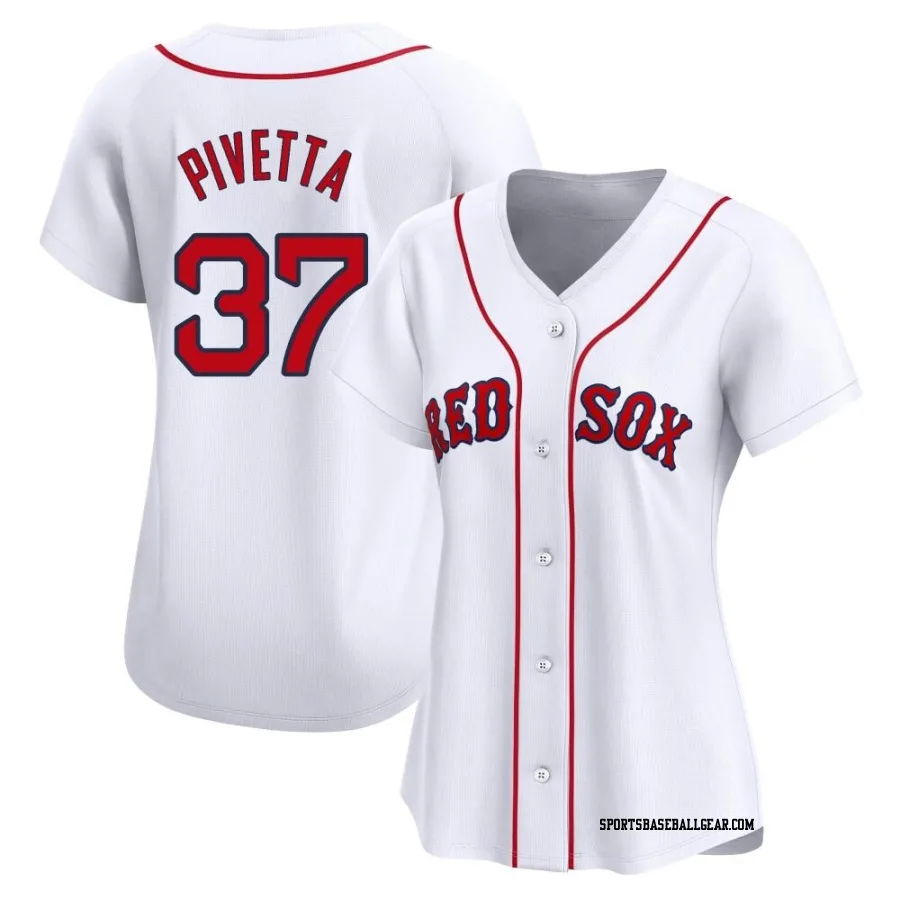 Nick Pivetta Women's Boston Red Sox White Limited Home Jersey