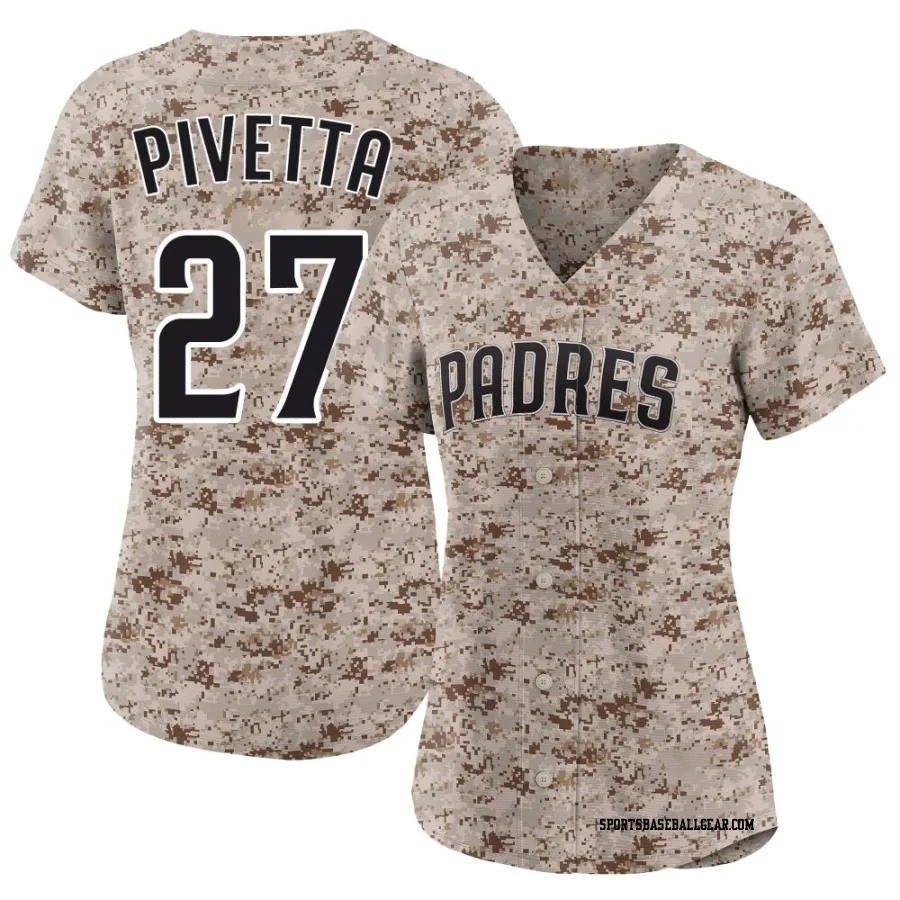 Nick Pivetta Women's San Diego Padres Camo Limited 2nd Alternate Jersey