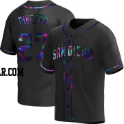 Nick Pivetta Youth San Diego Padres Black Holographic Replica Alternate Jersey