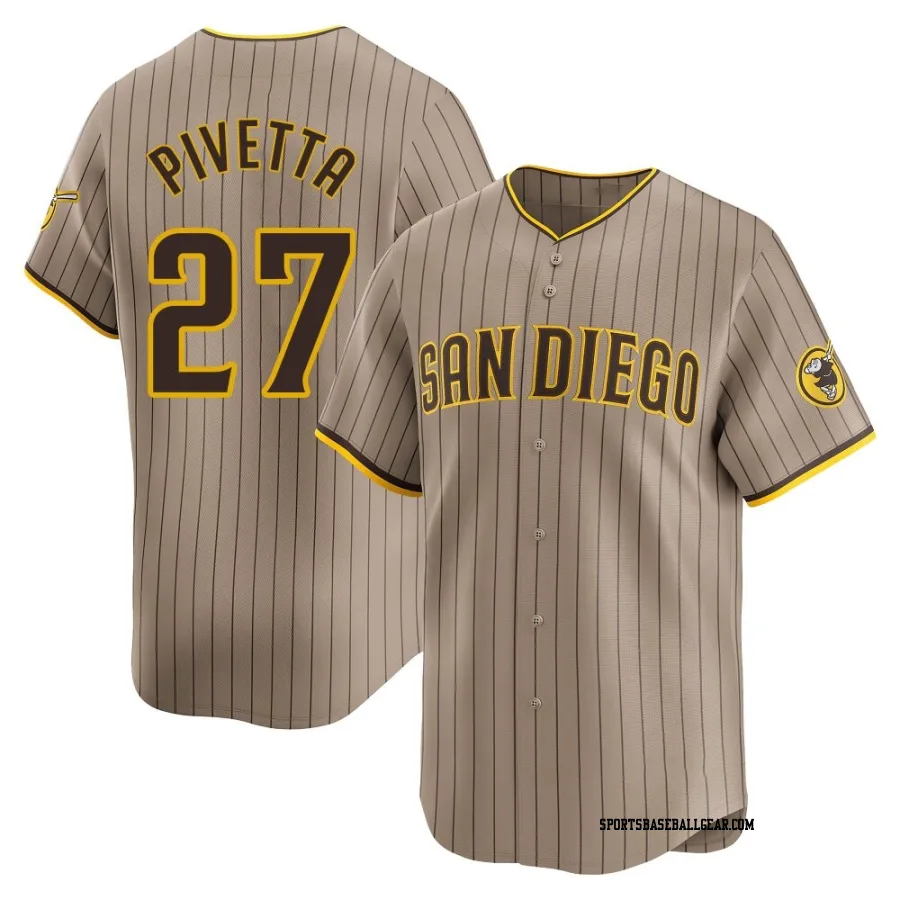 Nick Pivetta Youth San Diego Padres Limited Tan Alternate Jersey