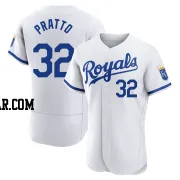 Nick Pratto Men's Kansas City Royals White Authentic 2022 Home Jersey