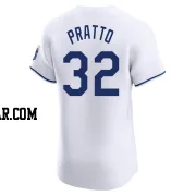 Nick Pratto Men's Kansas City Royals White Elite Home Jersey