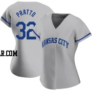 Nick Pratto Women's Kansas City Royals Gray Replica 2022 Road Jersey