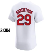Nick Robertson Men's St. Louis Cardinals White Elite Home Jersey