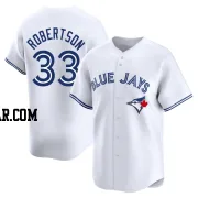 Nick Robertson Men's Toronto Blue Jays White Limited Home Jersey