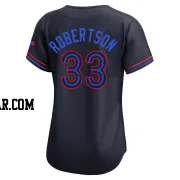 Nick Robertson Women's Toronto Blue Jays Black Limited 2024 City Connect Jersey