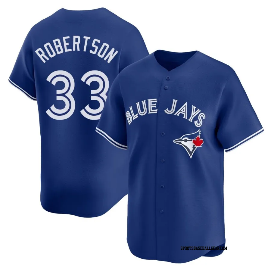 Nick Robertson Youth Toronto Blue Jays Royal Limited Alternate Jersey