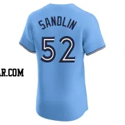 Nick Sandlin Men's Toronto Blue Jays Blue Elite Powder Alternate Jersey