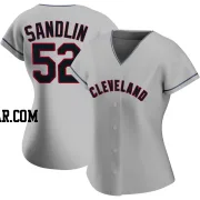Nick Sandlin Women's Cleveland Guardians Gray Authentic Road Jersey