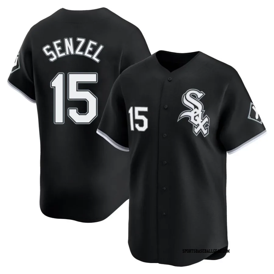 Nick Senzel Youth Chicago White Sox Black Limited Alternate Jersey