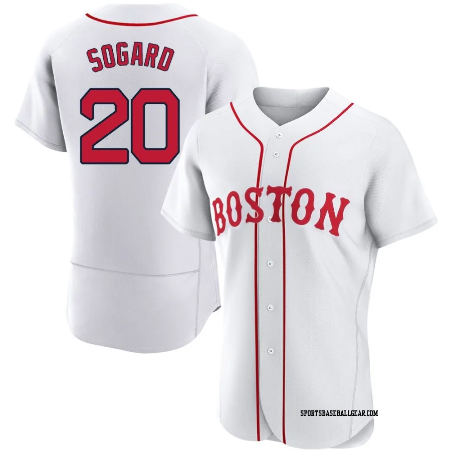 Nick Sogard Men's Boston Red Sox White Authentic 2021 Patriots' Day Jersey