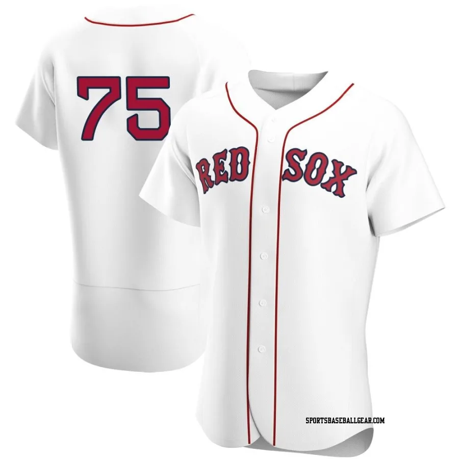 Nick Sogard Men's Boston Red Sox White Authentic Home Team Jersey