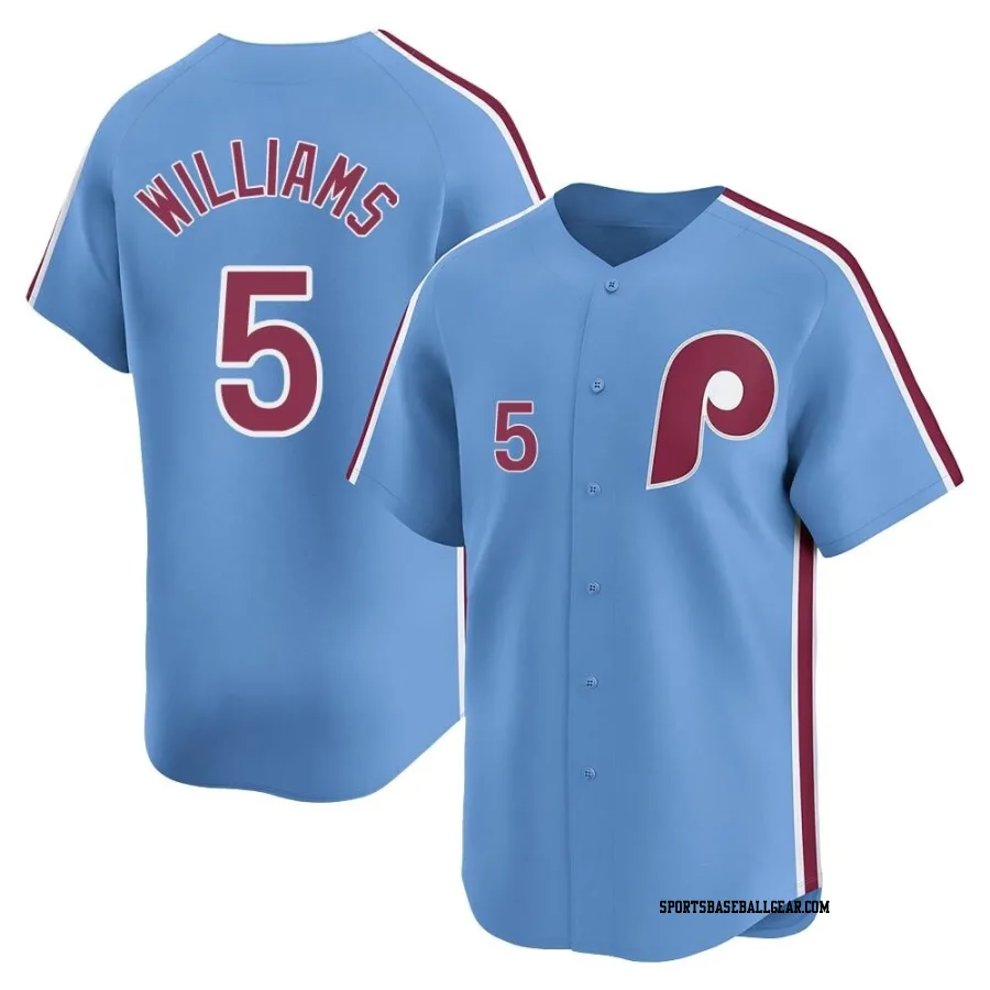 Nick Williams Men's Philadelphia Phillies Light Blue Limited Alternate Jersey