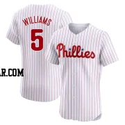 Nick Williams Men's Philadelphia Phillies White Elite Home Jersey