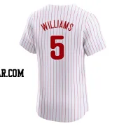 Nick Williams Men's Philadelphia Phillies White Elite Home Jersey
