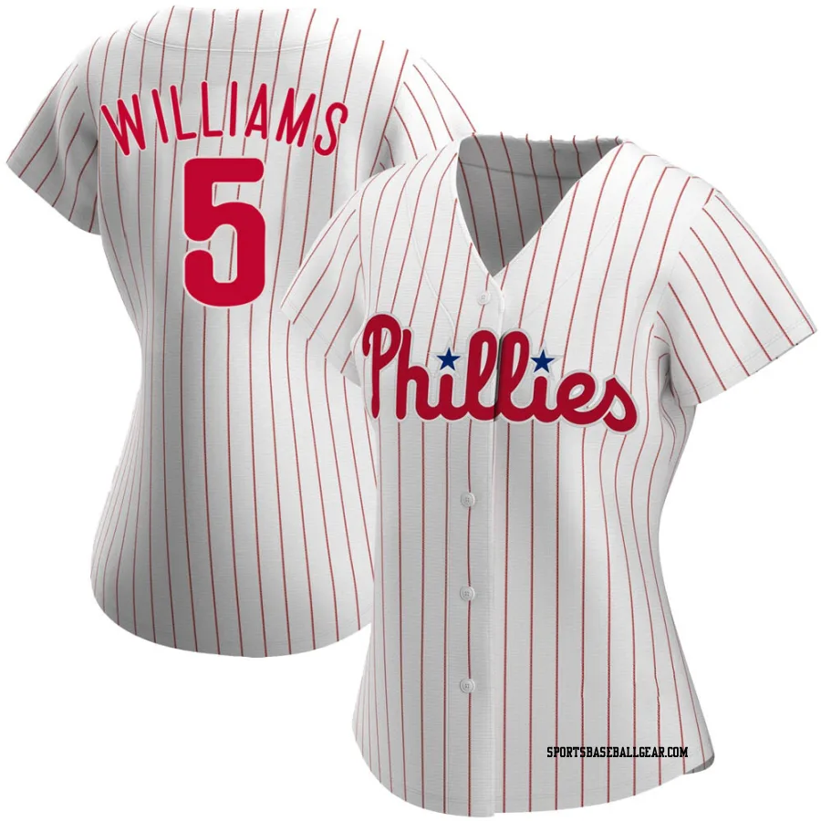 Nick Williams Women's Philadelphia Phillies White Authentic Home Jersey