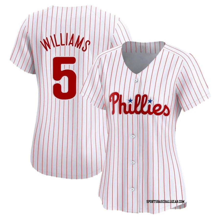 Nick Williams Women's Philadelphia Phillies White Limited Home Jersey