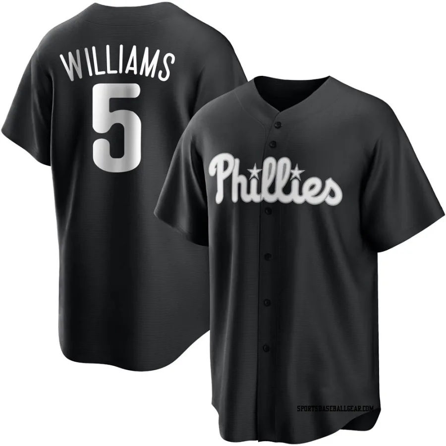 Nick Williams Youth Philadelphia Phillies Black/White Replica Jersey