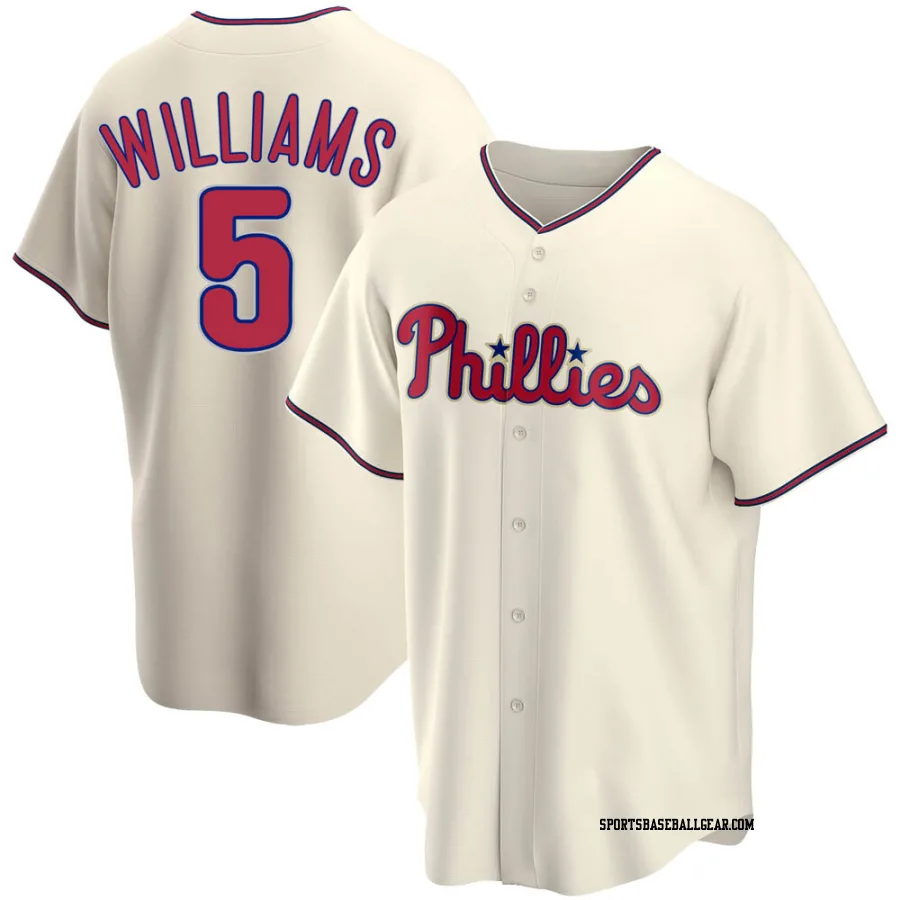Nick Williams Youth Philadelphia Phillies Cream Replica Alternate Jersey