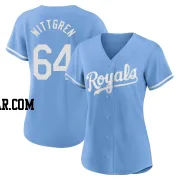 Nick Wittgren Women's Kansas City Royals Light Blue Authentic 2022 Alternate Jersey