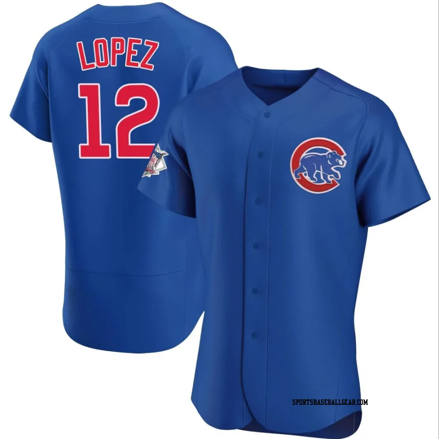 Nicky Lopez Men's Chicago Cubs Royal Authentic Alternate Jersey