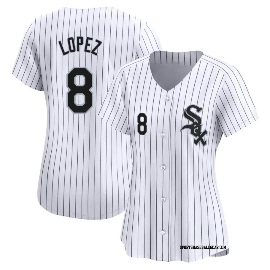 Nicky Lopez Women's Chicago White Sox White Limited Home Jersey