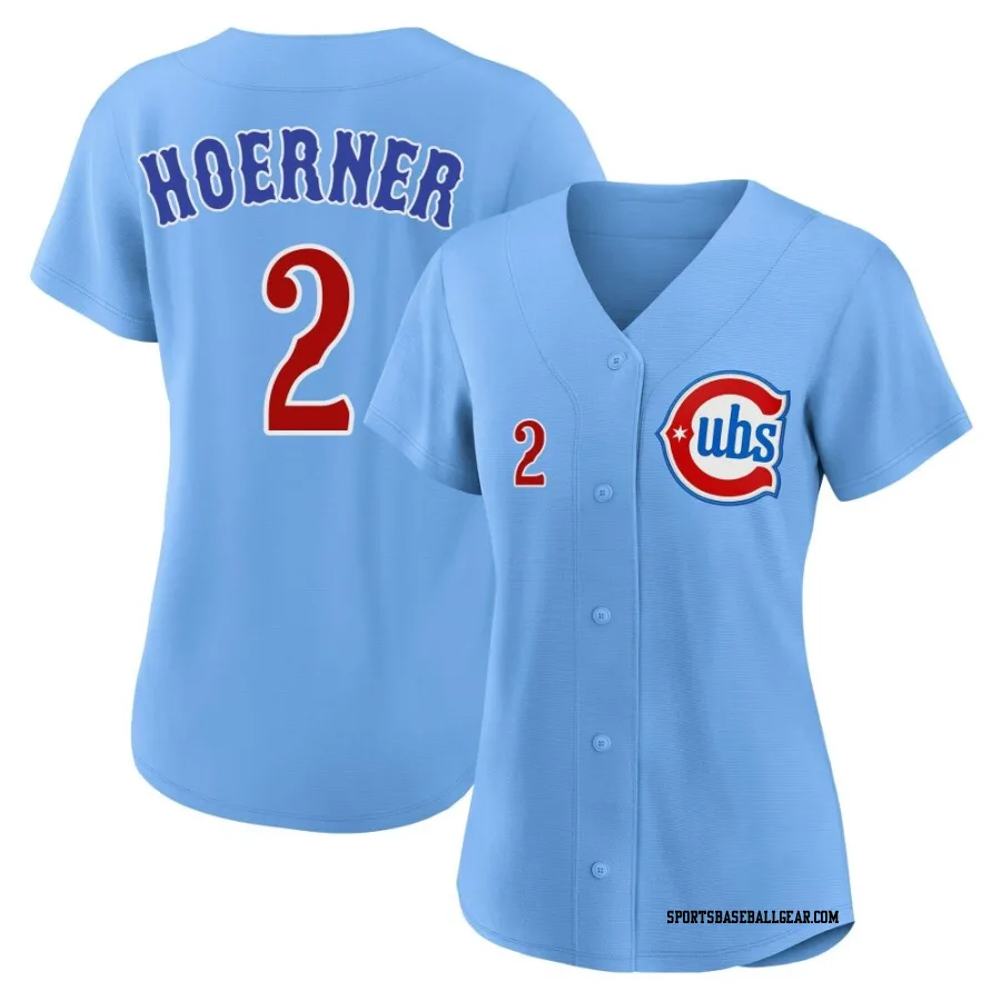 Nico Hoerner Women's Chicago Cubs Royal Limited 2nd Alternate Jersey