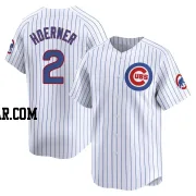 Nico Hoerner Youth Chicago Cubs White Limited Home Jersey