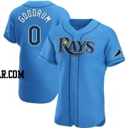 Niko Goodrum Men's Tampa Bay Rays Light Blue Authentic Alternate Jersey